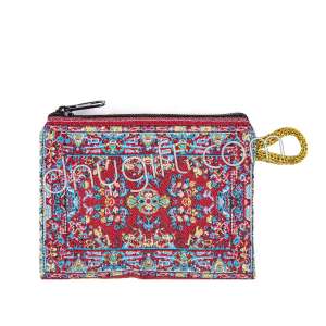 Kilim Desenli Mini Dokuma Cüzdan 060