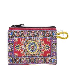 Turkish Patterned Mini Woven Wallet 062