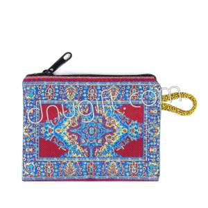 Kilim Desenli Mini Dokuma Cüzdan 063