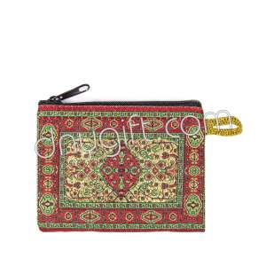 Kilim Desenli Mini Dokuma Cüzdan 072