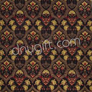 Turkish Black Triangle Patterned Fabric