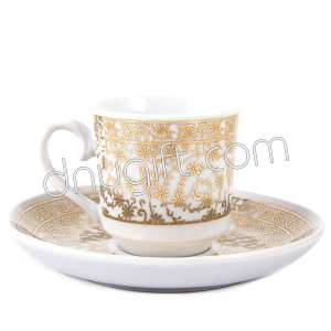 Turkish Gold Plated Cup Tk Set Of 6