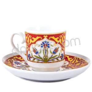 Turkish Gold Plated Cup Tk Set Of 6