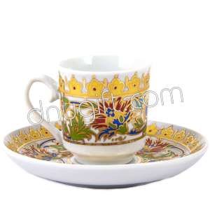 Turkish Gold Plated Cup Tk Set Of 6