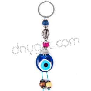 Wooden Beaded Keychain