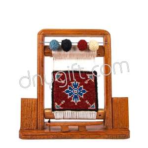 Miniature Turkish Carpet Weaving Loom Small