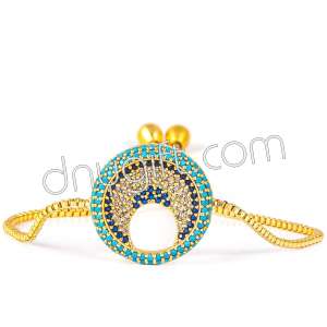 Zirkon Kaplama Bileklik Altın