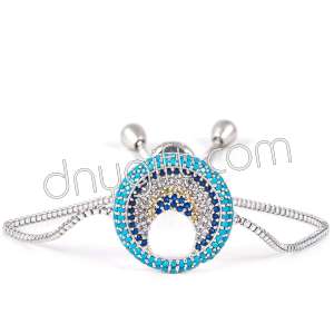 Zirkon Kaplama Bileklik Gümüş