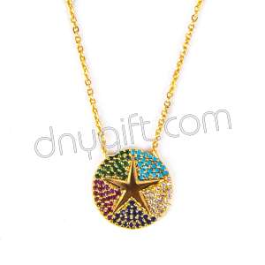 Zirkon Kaplama Bakır Kolye