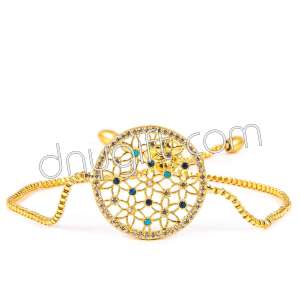 Zirkon Kaplama Bileklik Altın Rengi