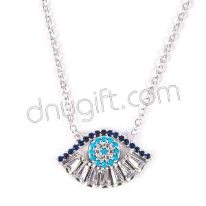 Zirkon Kaplama Göz  Kolye