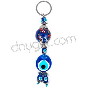 Seramik Top Anahtarlık Mavi