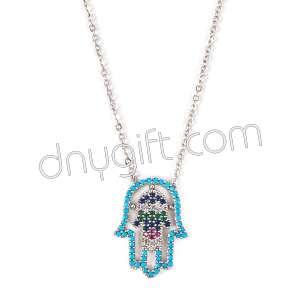 Zirkon Kaplama Fatıma El Kolye