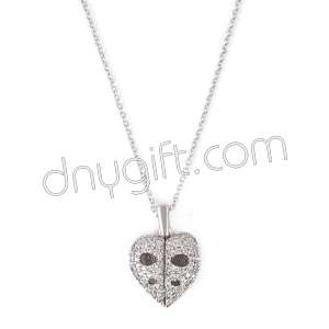 Zirkon Kaplama Kalp Kolye