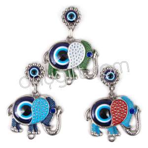 Metal Taşlı Fil Magnet Küçük