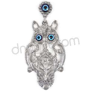 Metal Baykuş Magnet Büyük