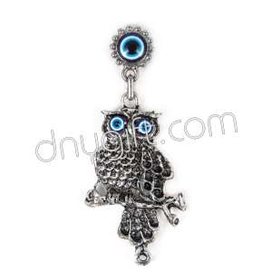 Metal Baykuş Magnet Küçük