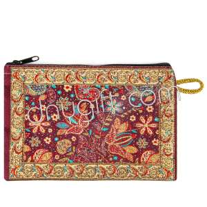 Kilim Desenli Dokuma Cüzdan 540