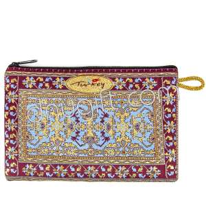 Kilim Desenli Dokuma Cüzdan 580