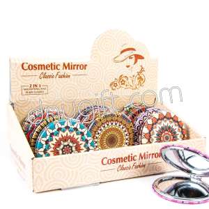 Makyaj Aynası Yuvarlak Desenli