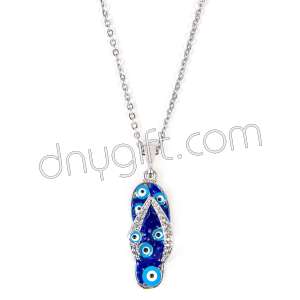 Zirkon Kaplama Taşlı Terlik Kolye