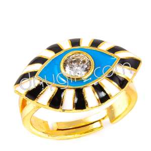 Zirkon Kaplama Yüzük Göz