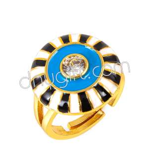 Zirkon Kaplama Yüzük Yuvarlak