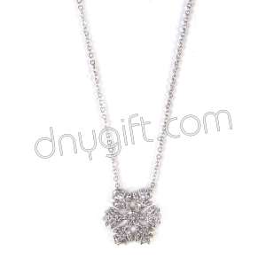 Zirkon Kaplama Kar Tanesi Kolye