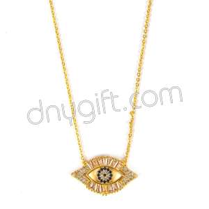 Zirkon Kaplama Taşlı Kolye