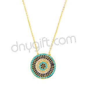 Zirkon Kaplama Taşlı Kolye