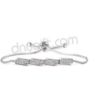 Zirkon Kaplama Sıralı Bileklik