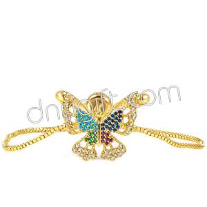 Zirkon Kaplama Kelebek Bileklik