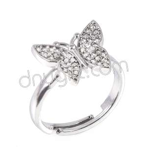Zirkon Taşlı Kelebek Yüzük