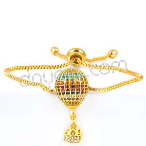 Zirkon Taşlı Balon Bileklik