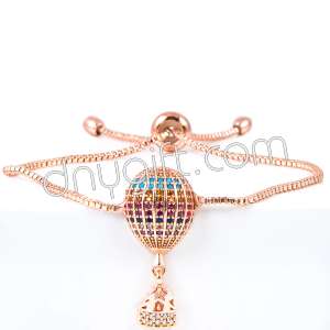 Zirkon Taşlı Balon Bileklik