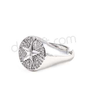 Zirkon Taşlı Yüzük Yıldız