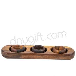 Walnut Wood Snack Bowl