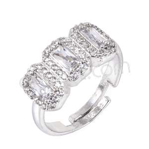 Zirkon Taşlı Sıralı Yüzük