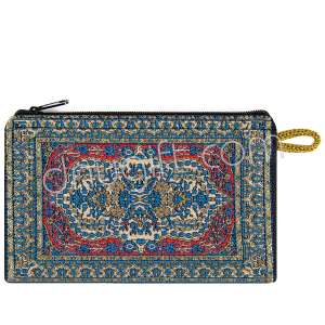 Miniature Turkish Carpet Designed Woven Wallet