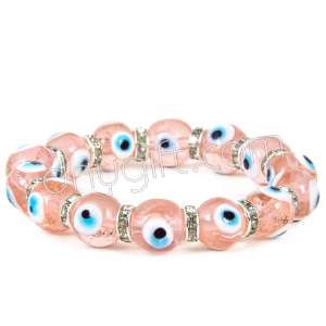 12 mm Round Evil Eye Bracelet
