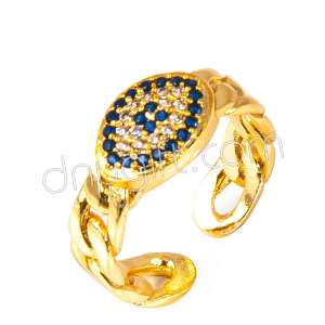 Zirkon Taşlı Göz Yüzük