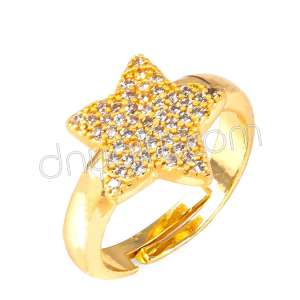 Zirkon Taşlı Yıldız Yüzük