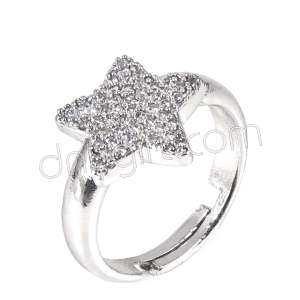 Zirkon Taşlı Yıldız Yüzük