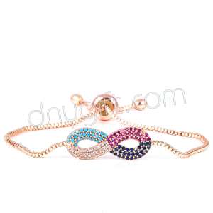 Zirkon Taşlı Sonsuzluk Bileklik