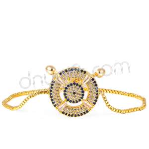 Zirkon Taşlı Nazar Bileklik