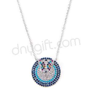 Zirkon Taşlı Kelebek Kolye