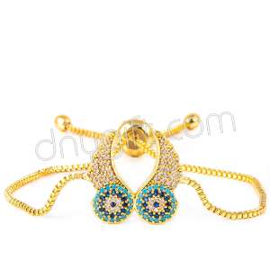 Zirkon Taşlı Kanatlı Bileklik