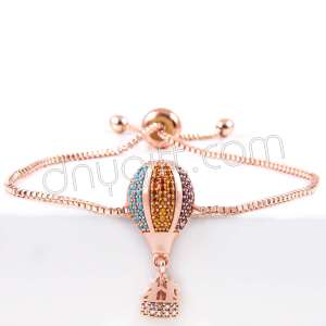 Zirkon Taşlı Balon Bileklik