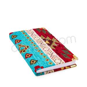 Kilim Desenli Otantik Defter Küçük