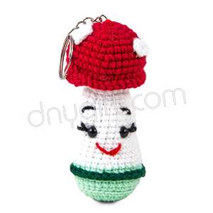 Amigurumi Mantar Anahtarlık